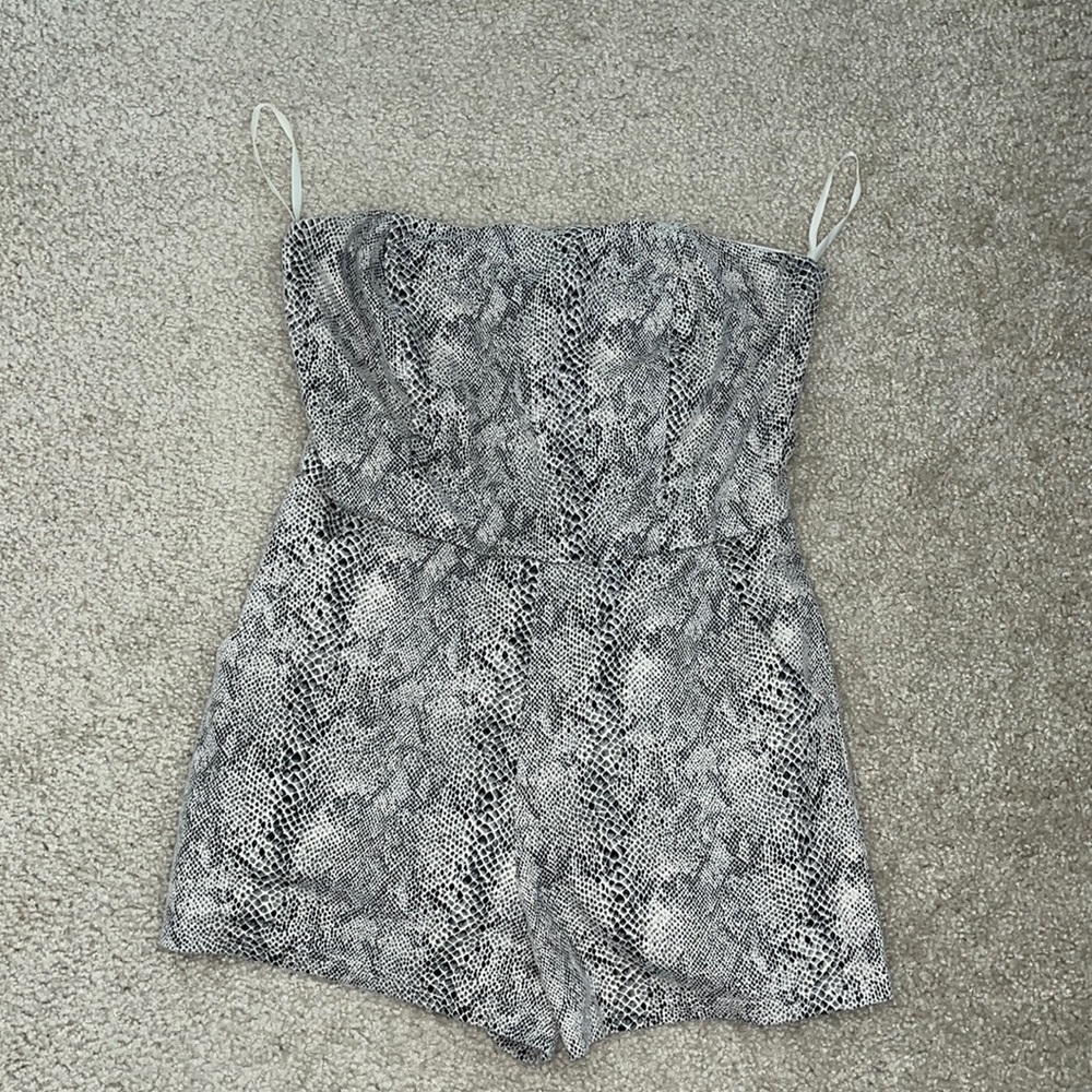 Snake Print Romper